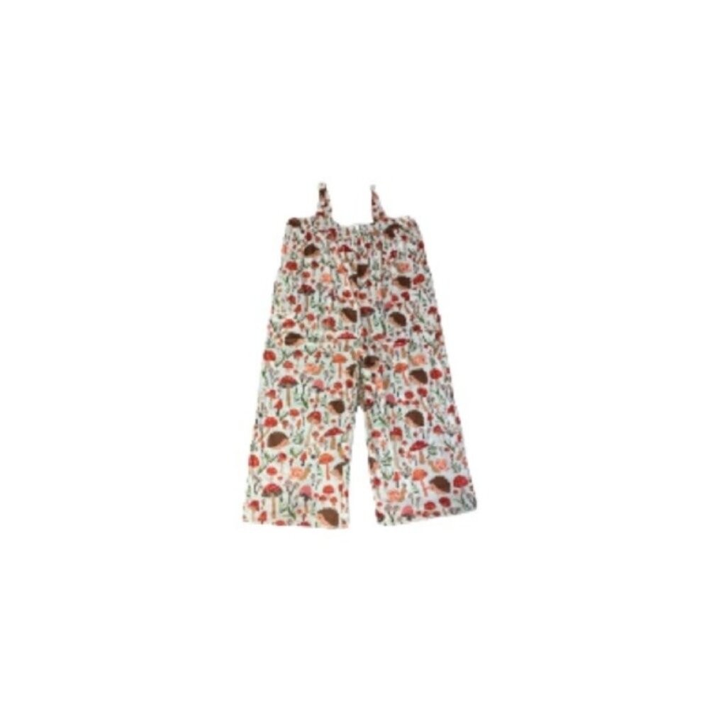 Vintage Inspired Woodland Creature and Mushroom Romper - Women’s Size 3XL
